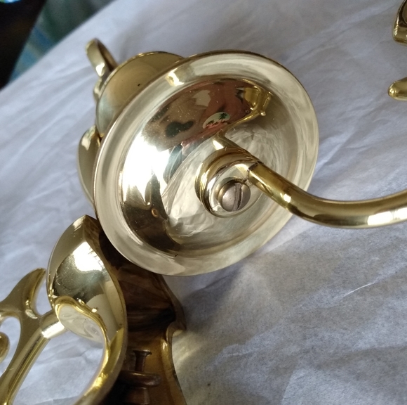 Baldwin Brass polished wall candleholders - Picture 16 of 16